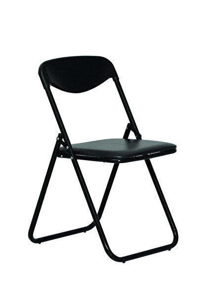 Concept Mobili Πολυθρόνα επισκέπτη LEONARDO, μαύρο συνθετικό Δερμάτινο