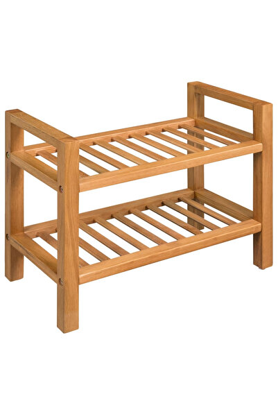 Concept Pantofar cu 2 rafturi, 50x27x40 cm, lemn masiv de stejar