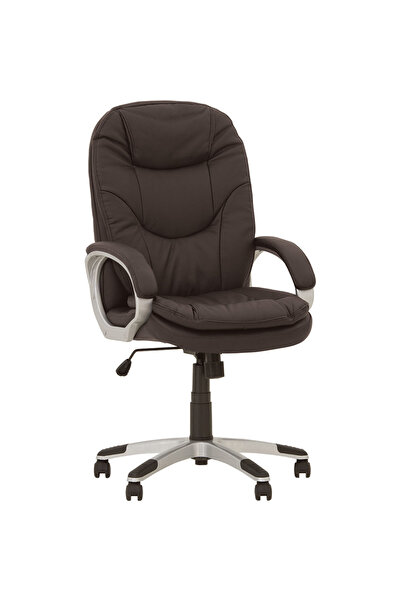 Concept Mobili Διευθύνουσα καρέκλα DREJTOR, σκούρο καφέ οικολογικό Δερμάτινο