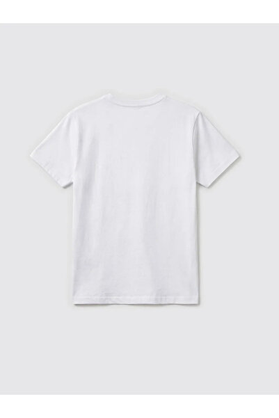 LC Waikiki Γυναικείο T-Shirt LCW Vision White Crew Neck