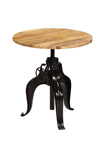 Concept Τραπέζι μπαρ, μασίφ ξύλο μάνγκο, 75 x (76-110) εκ.