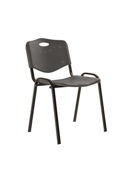 Concept Mobili Καρέκλα επισκέπτη GOA Μαύρο Πλαστικό, Γκρι