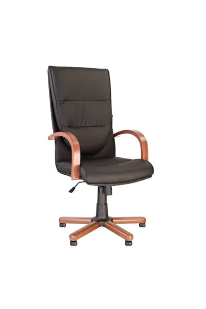 Concept Mobili Διευθύνουσα καρέκλα EXONIA EXTRA, ξύλινα μπράτσα, οικολογικό Δ...