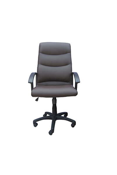 Concept Mobili Scaun directorial SENIER, Brun inchis piele ecologica