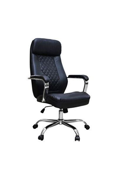 Concept Mobili Scaun de birou directorial MENGALOS, piele ecologica, negru