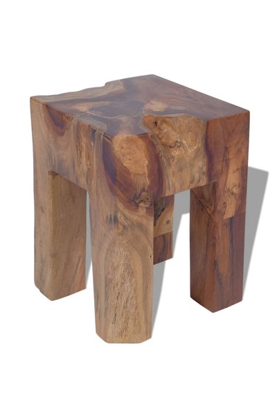Concept Taburet, lemn de tec masiv