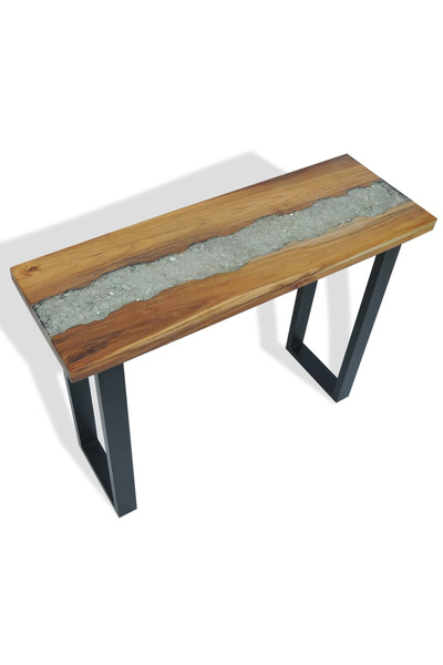 Concept Τραπέζι κονσόλας από ξύλο τικ 100 x 35 x 75 εκ.