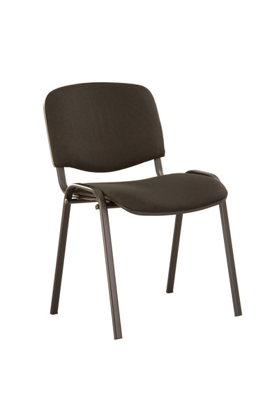 Concept Mobili Καρέκλα επισκέπτη OLIVIA Μαύρη, Μαύρο ύφασμα Κάλιαρι