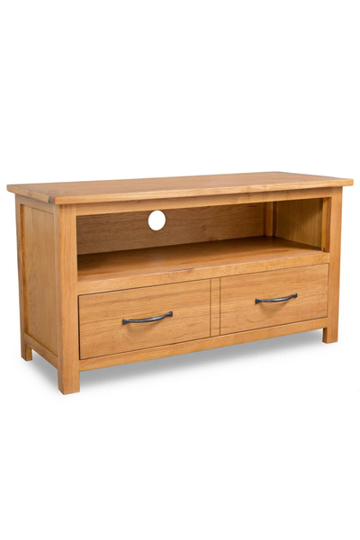 Concept Comodă TV, 90 x 35 x 48 cm, lemn masiv de stejar