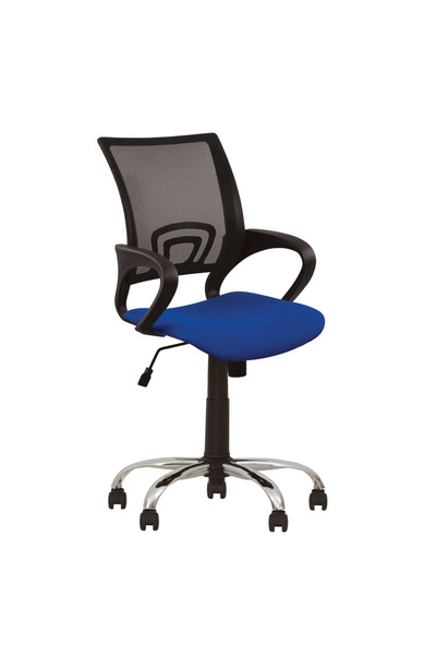 Concept Mobili Καρέκλα γραφείου RENNE GTP CHROME, μπλε ύφασμα Cagliari