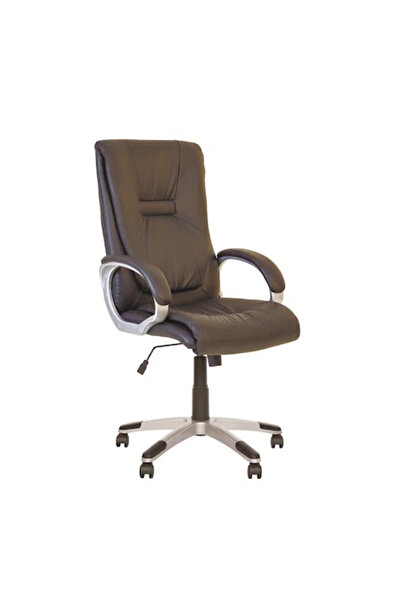 Concept Mobili Scaun directorial LUPIN, piele naturala, Negru