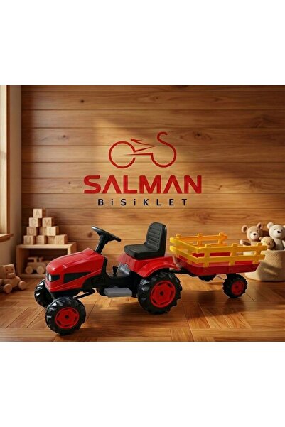 SLB-X6 Akülü & Römorklu Çocuk Traktörü 2-5 Yaşa Uygun