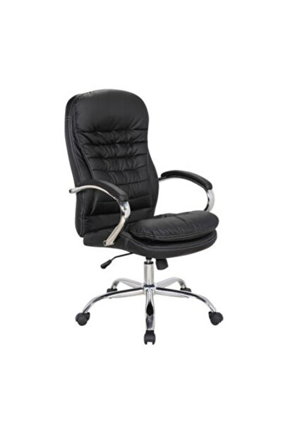 Concept Mobili Εκτελεστική καρέκλα VALUE, μαύρη, οικολογικό Δερμάτινο