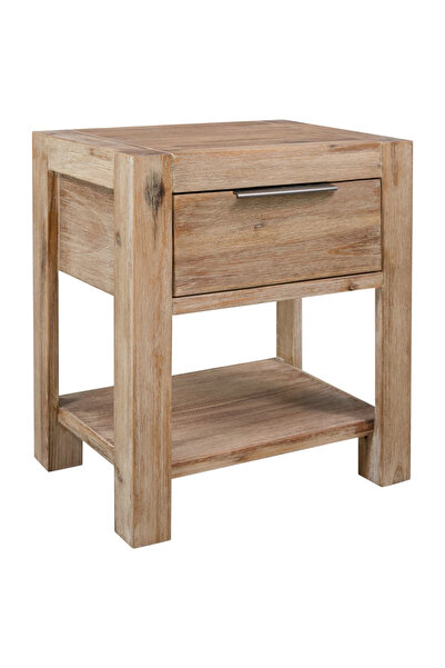 Concept Noptieră cu sertar, 40x30x48 cm, lemn masiv de acacia