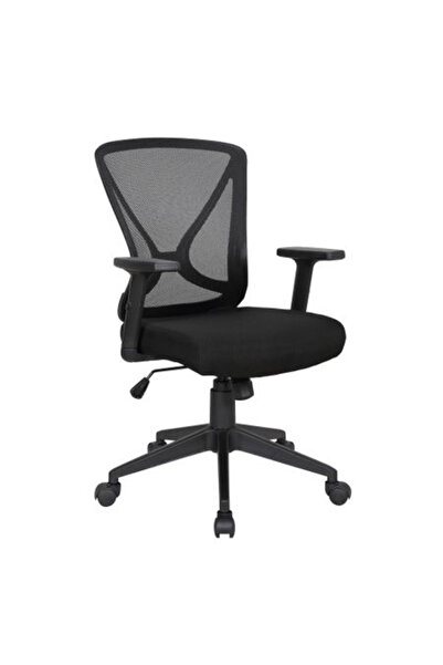 Concept Mobili Ανατομικό καρέκλα γραφείου RENIS, Μαύρη, Mesh/Ύφασμα