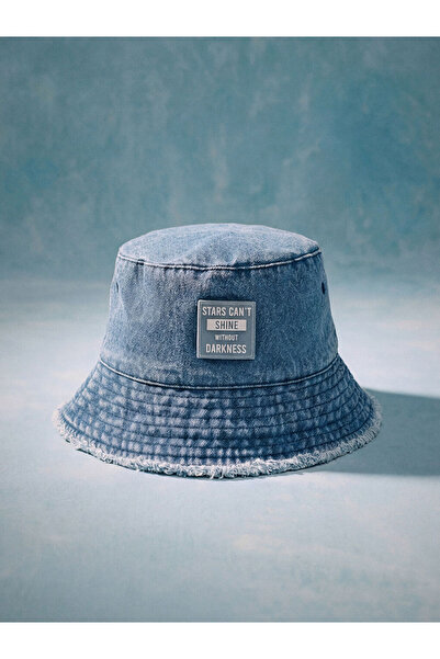 LC Waikiki Μπλε καπέλο για κορίτσια Τζιν Bucket