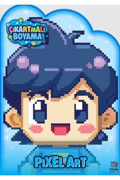 Derin Yayınları Pixel Art Zamanı - Çıkartmalı Boyama Kitabı