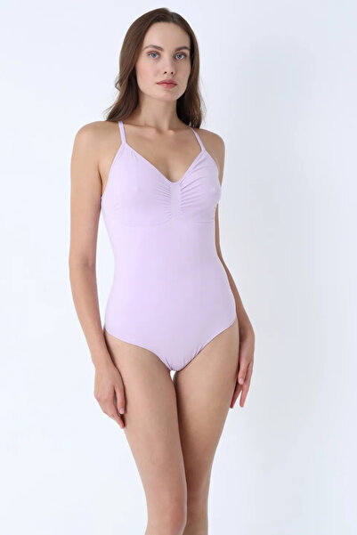 Serena Thong shapewear with Spaghetti Strap - lilac