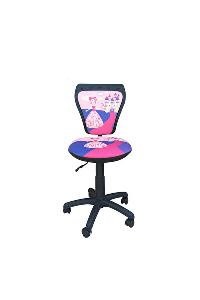 Concept Mobili Παιδική καρέκλα KIDS GTS GIRL, ύφασμα φαντασίας με Με σχέδιο