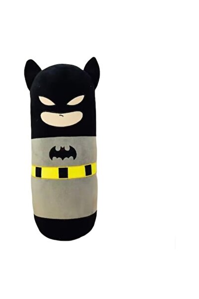 MASHASHOP Jucărie de pluș , Batman, tip pernă , negru/gri, 70 cm