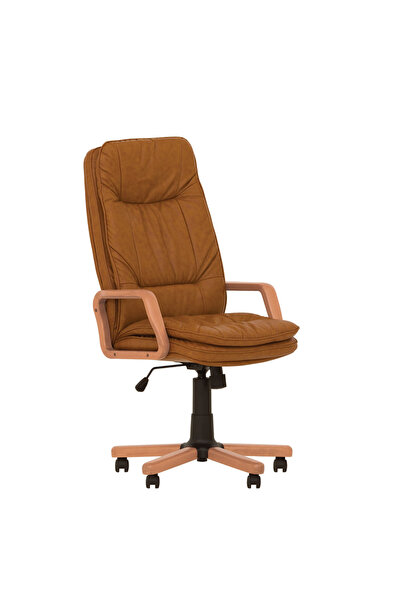 Concept Mobili Scaun directorial HELLO EXTRA, Brun deschis pele ecologica