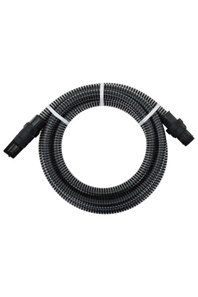 Concept Σωλήνας αναρρόφησης με συνδέσμους PVC, μαύρος, 10 m, 22 mm