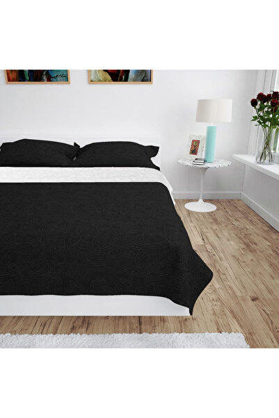 Concept Κουβέρτα Καπιτονέ Διπλής όψης , 170x210 εκ., ασπρόμαυρη