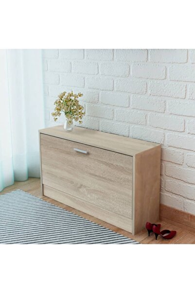Concept Πάγκος αποθήκευσης παπουτσιών, 80x24x45 cm, χρώμα δρυός