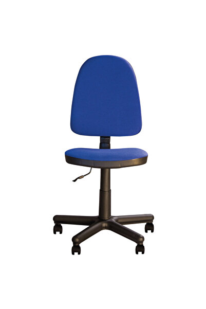 Concept Mobili Καρέκλα γραφείου PRIVILEGE GTS, μαύρο-ζαφείρι, ύφασμα Cagliari