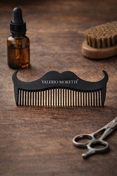 VALERIO MORETTI Valorie Moretti Premium Mustache and Beard Comb – Professiona...