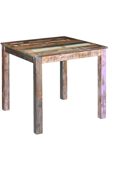 Concept Τραπέζι κουζίνας, 80x82x76 εκ., από συμπαγές ανακυκλωμένο ξύλο