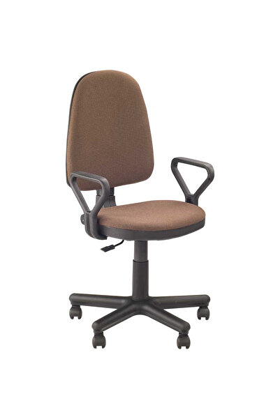 Concept Mobili Καρέκλα γραφείου PRIVILEGE GTP, καφέ ύφασμα Cagliari