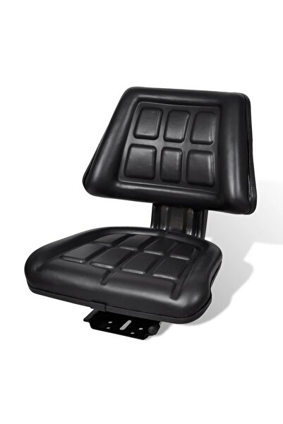 Concept Scaun de tractor cu spătar, negru