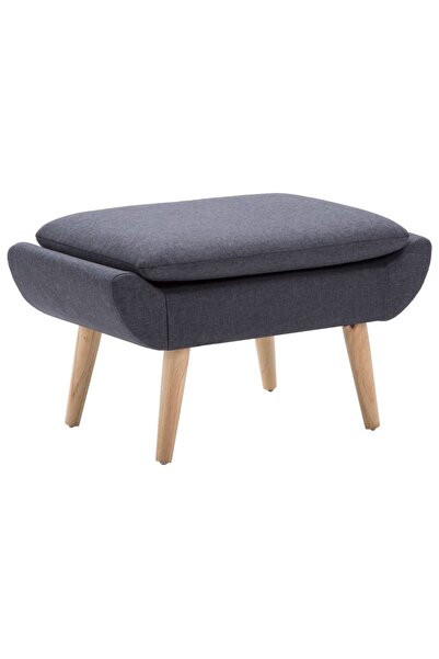 Concept Taburet, tapițerie din material textil, 73x43x42 cm, gri închis