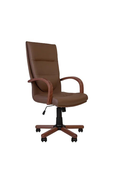 Concept Mobili Διευθύνουσα καρέκλα EXONIA EXTRA, ξύλινα μπράτσα, οικολογικό Δ...