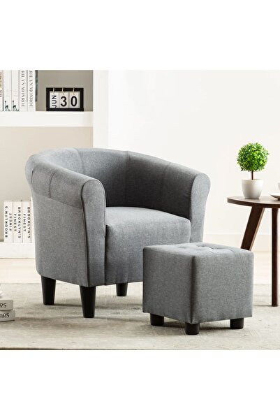 Concept Armchair, light grey, textile