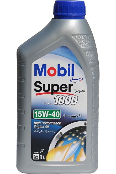 Mobil زيت محرك سوبر 15W-40 سعة 1 لتر (عبوة من 12 زجاجة)