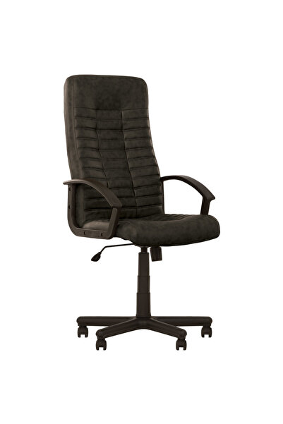 Concept Mobili Scaun directorial HERMAN, Negru piele ecologica