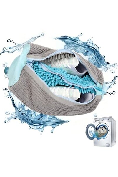 Trendily Geantă reutilizabil pentru spălatul încălțămintei cu două compartimente