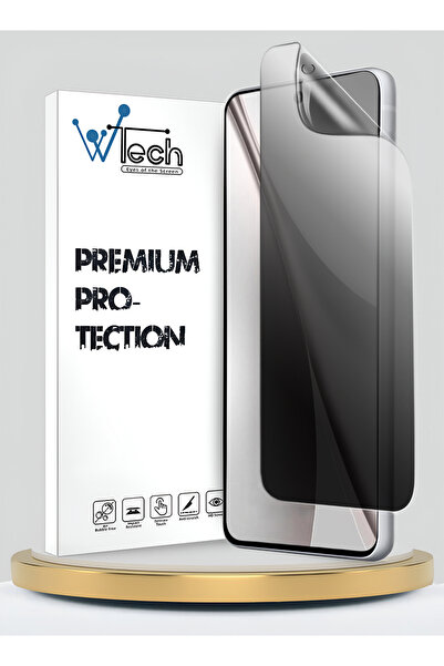 Wtech فيلم حماية هيدروجيل فاخر مضاد للتجسس، رقيق ومرن، شفاف، لهاتفي فيفو Y31 ...