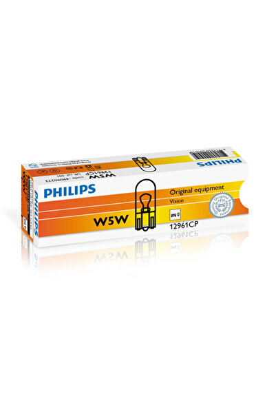 Philips Vision W5W 5W 12V 12961CP Halogen Car Bulb
