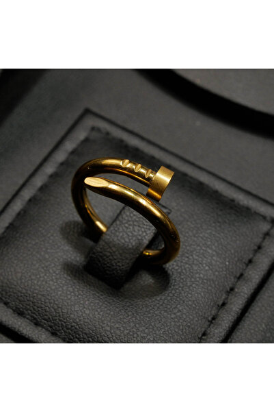 Generic Gold Tone Double Band Ring – Adjustable Open Design | Minimalist Fash...