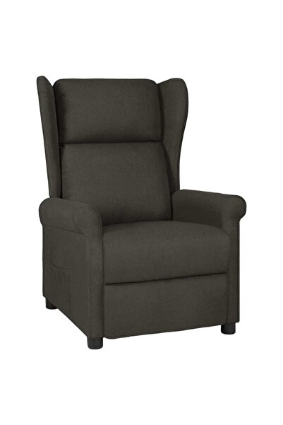 Concept Fotoliu rabatabil, gri taupe, material textil