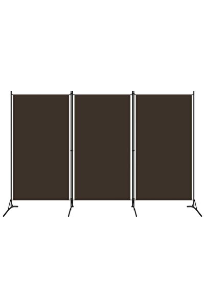 Concept Paravan de cameră cu 3 panouri, maro, 260 x 180 cm