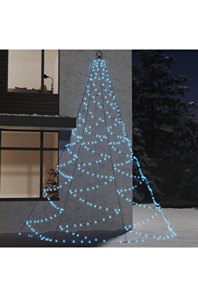 Concept Μεταλλικός γάντζος τοίχου για χριστουγεννιάτικο δέντρο 720LED ψυχρό λ...