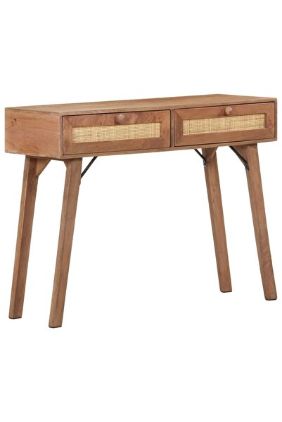 Concept Τραπέζι κονσόλας, 100x35x76 cm, μασίφ ξύλο μάνγκο