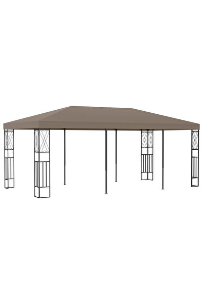 Concept Pavilion, gri taupe, 6 x 3 m, material textil