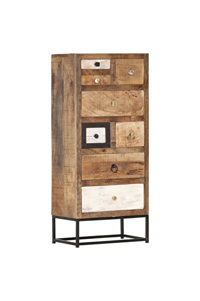 Concept Dulap cu sertare, 45 x 30 x 105 cm, lemn masiv reciclat