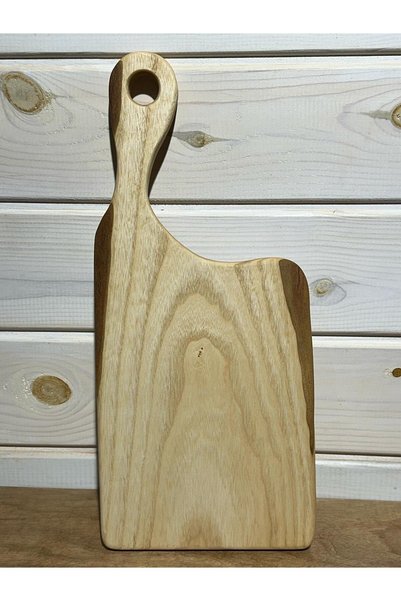 Carveni Natural Wood Rectangular Cutting and Presentation Board – 42 cm Length, 19 cm Diameter