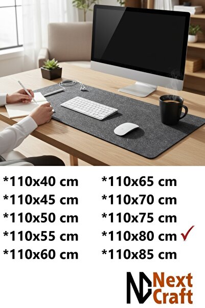 Next Craft Protector de masă Mouse Pad Covoraș mare din pâslă pentru jocuri 3...